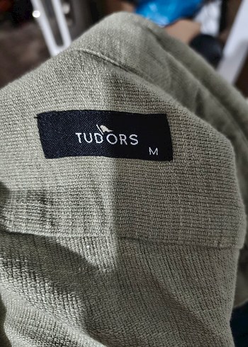 Erkek Keten müslin kumaşhaki Gömlek Tudors - Görsel 2