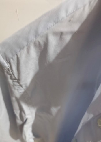 Mavi Keten Erkek Gömlek - Görsel 2