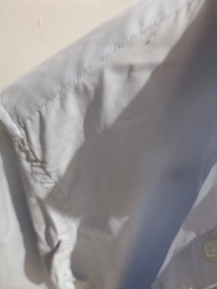 Mavi Keten Erkek Gömlek - Görsel 2