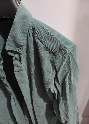 Gri Keten Erkek Uzun Kollu Gömlek - Görsel 2