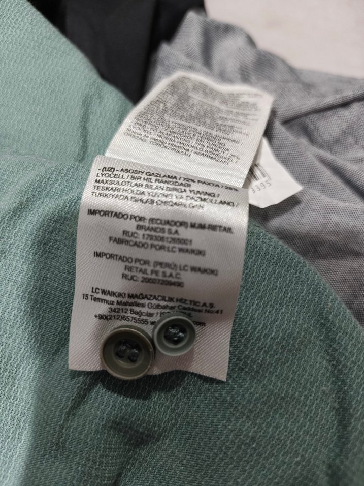 Gri Keten Erkek Uzun Kollu Gömlek - Görsel 4