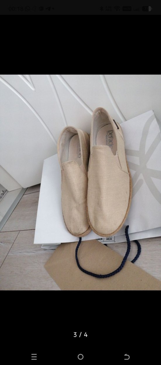 Bej erkek Espadril - Görsel 3