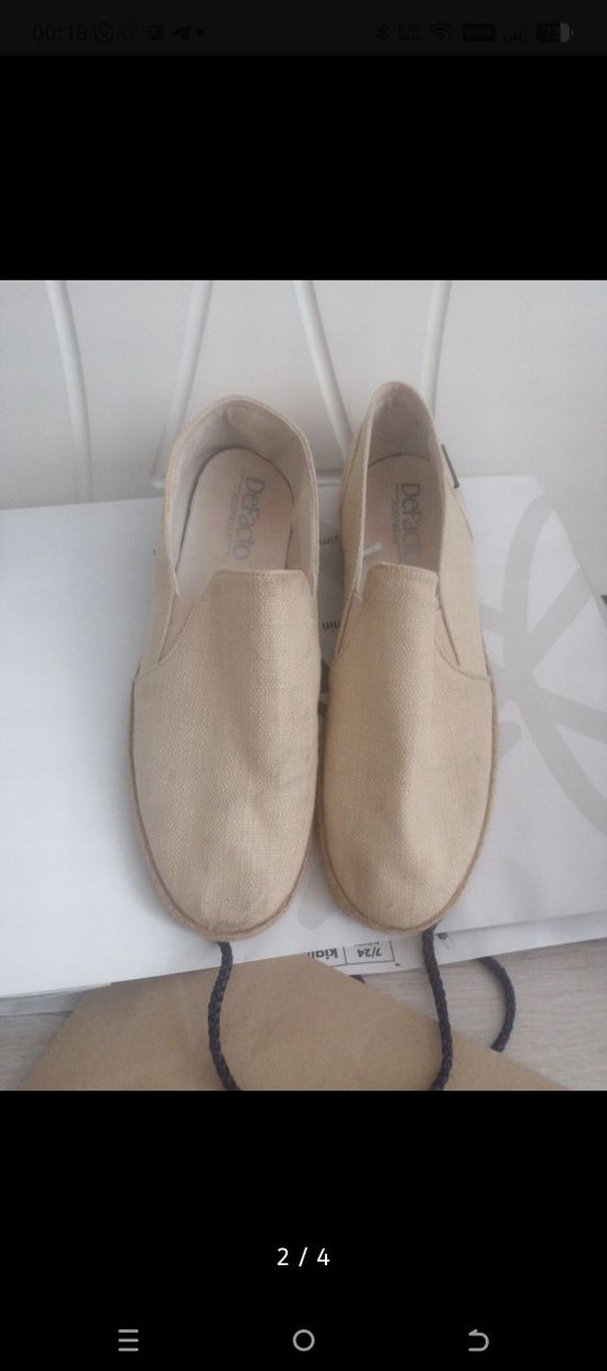 Bej erkek Espadril - Görsel 2