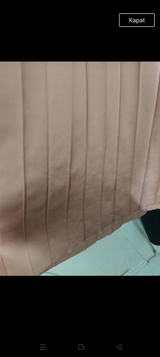 somon saten Pilili Uzun Etek - Görsel 3