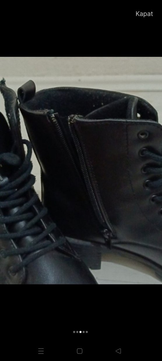 Siyah Önü Bağcıklı Bot - Görsel 3