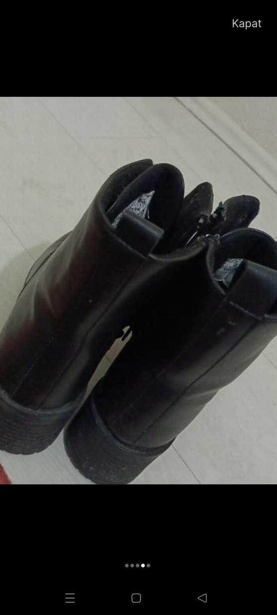 Siyah Önü Bağcıklı Bot - Görsel 4