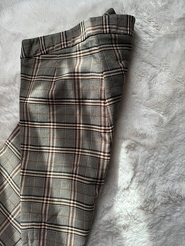 36 Beden Zara Kareli Pantolon