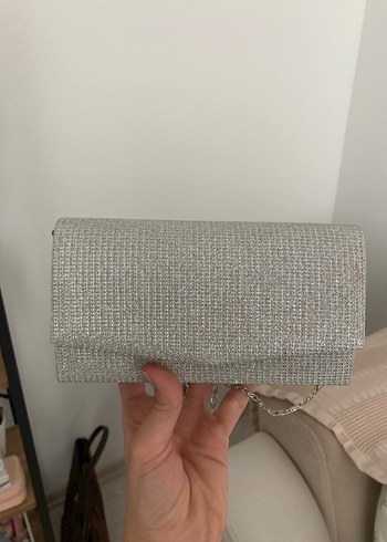  Beden Gri Minimalist Kadın Portföy Çanta