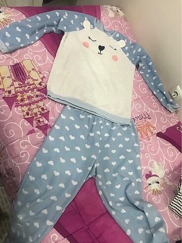 Kız çocuk pijama takımı polar