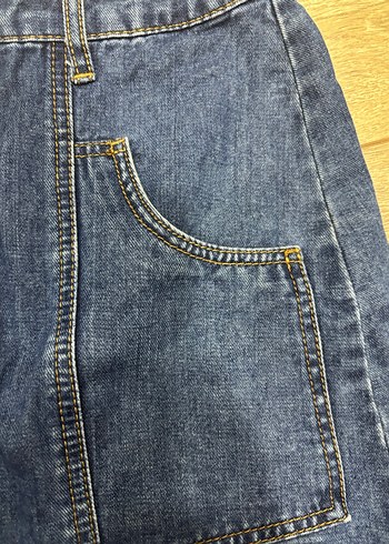 Kadın Kot Mini Etek - Görsel 3