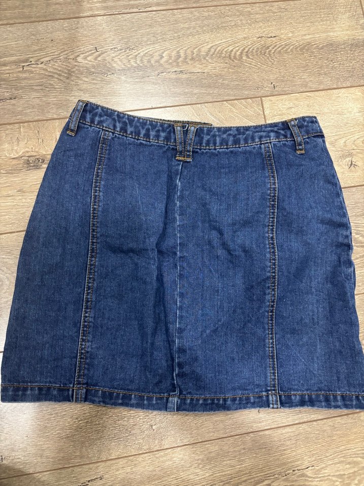 Kadın Kot Mini Etek - Görsel 2