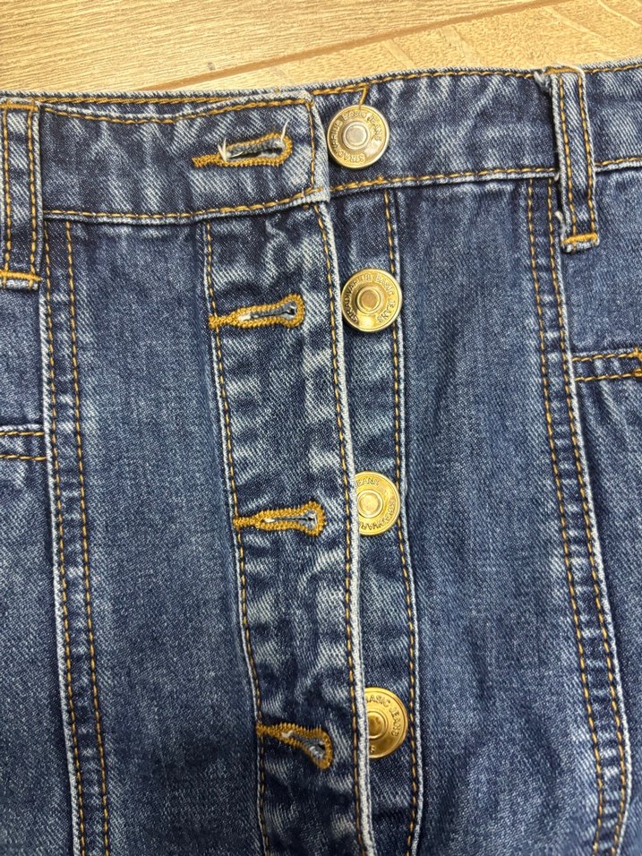 Kadın Kot Mini Etek - Görsel 5