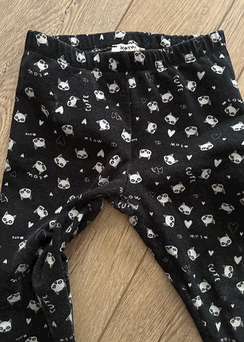 Kız Çocuk Siyah Desenli Tayt - Görsel 3