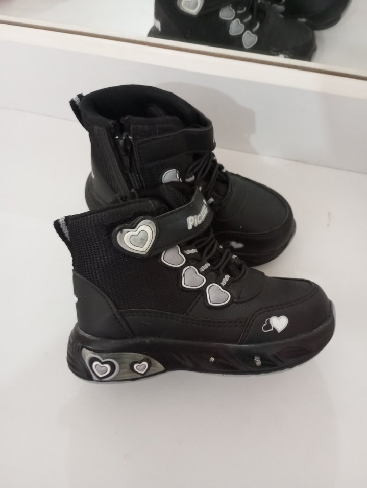 Kızlar için Siyah Gotik Sneaker - Görsel 4