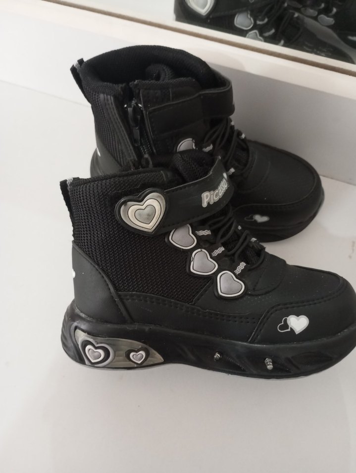 Kızlar için Siyah Gotik Sneaker - Görsel 3