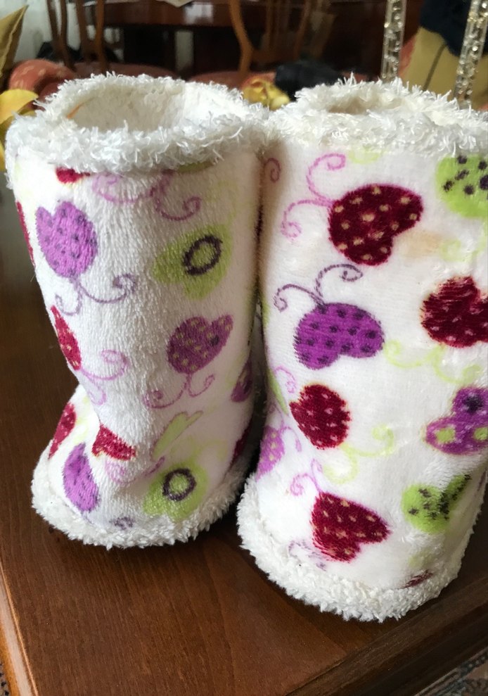 Renkli Kalp desenli  bayanEv Botu - Görsel 3