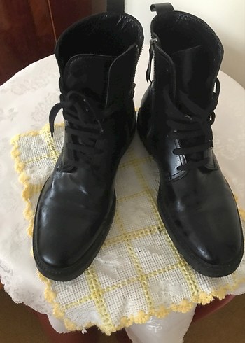 Siyah Erkek yandan fermuarlı Çizme - Görsel 4