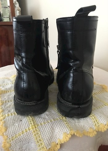 Siyah Erkek yandan fermuarlı Çizme - Görsel 6