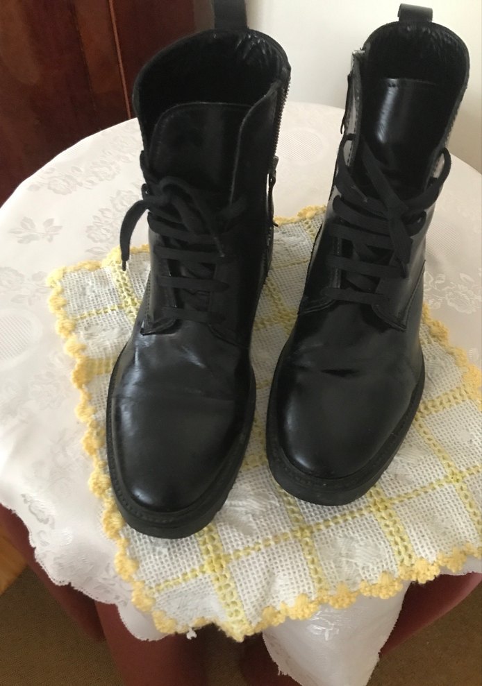 Siyah Erkek  yandan fermuarlı Çizme - Görsel 3