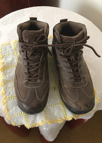 Kahverengi Deri Erkek Çizmeleri - Görsel 5