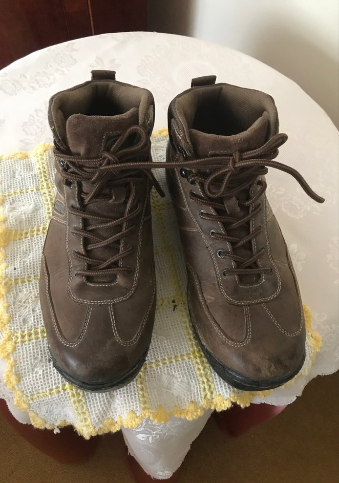 Kahverengi Deri Erkek Çizmeleri - Görsel 4