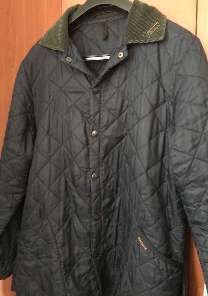 Düğmeli Erkek Kaban, Uzun Kollu, Lacivert orjinal - Görsel 2