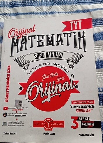 orijinal yayınları tyt mat soru bankası 