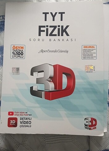 3D TYT FIZIK SORU BANKASI 