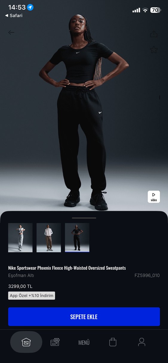 Nike Kadın Phoenix Eşofman Altı - Görsel 2