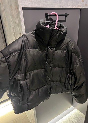 kadın crop mont