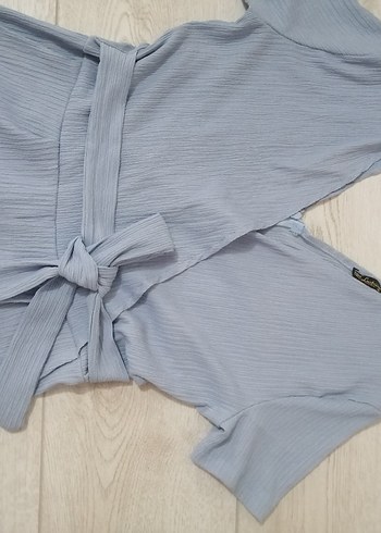 Mavi Kısa tulum - Görsel 2