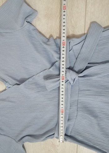 Mavi Kısa tulum - Görsel 4