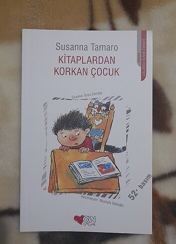 Kitaplardan korkan çocuk 