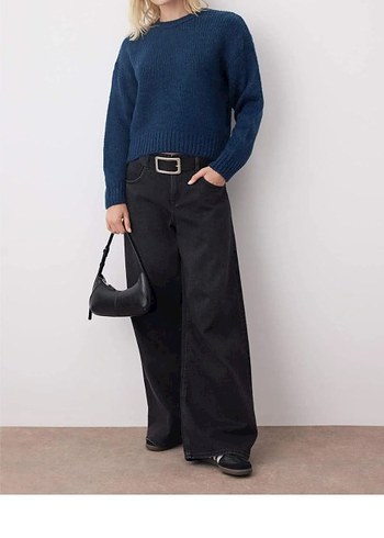 Trendyol Lacivert Kadın Triko Kazak - Görsel 7