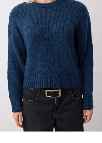 Trendyol Lacivert Kadın Triko Kazak - Görsel 5