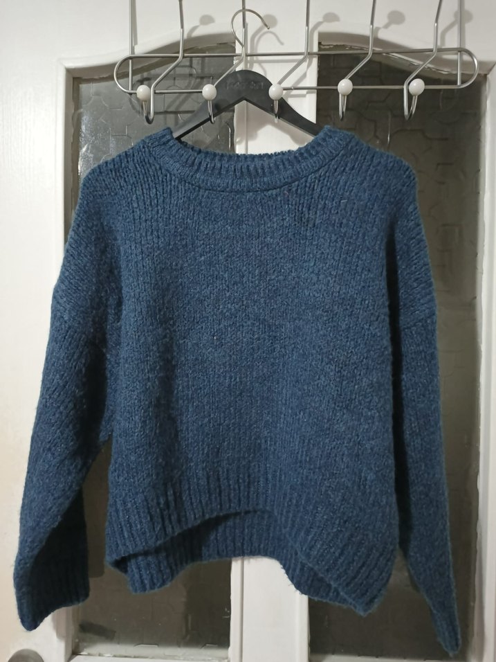 Trendyol Lacivert Kadın Triko Kazak - Görsel 2