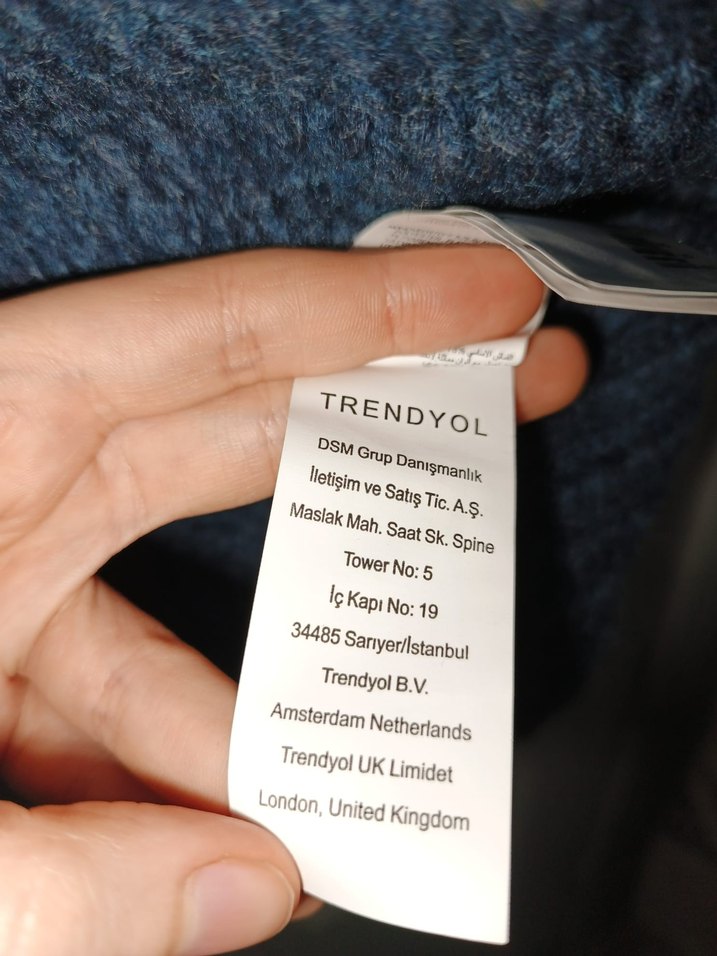 Trendyol Lacivert Kadın Triko Kazak - Görsel 4