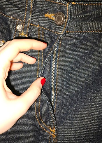 Zara zw collection orta bel balon bilekte Jean pantolon - Görsel 10