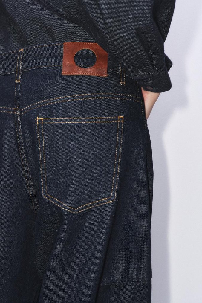 Zara zw collection orta bel balon bilekte Jean pantolon - Görsel 4