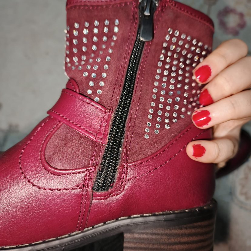 Polaris Kız Çocuk Bordo Bot Sıfır - Görsel 5