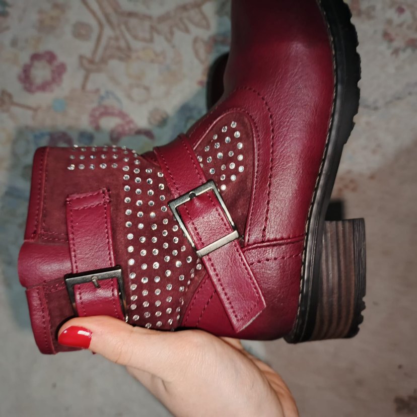 Polaris Kız Çocuk Bordo Bot Sıfır - Görsel 4