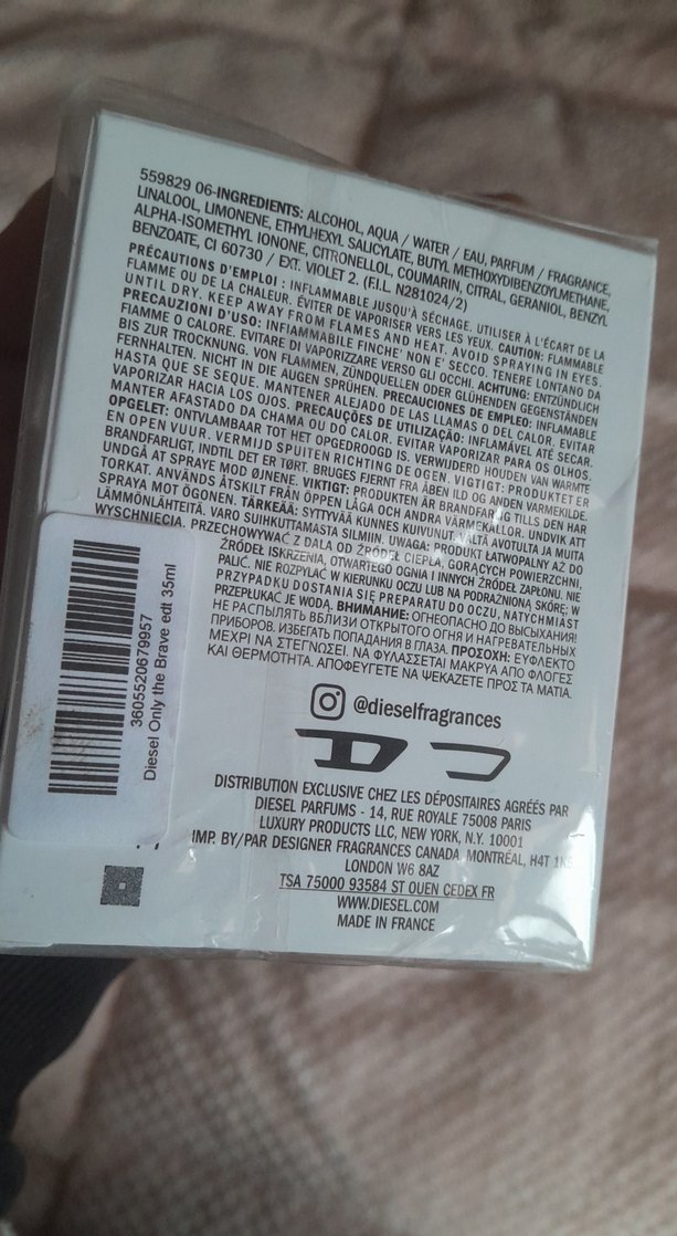 Diesel Only The Brave Erkek Parfümü 35 ml - Görsel 3