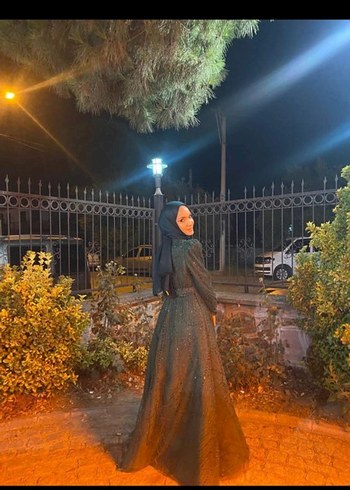 Parlak Bohem Uzun Abiye Elbise - Görsel 7