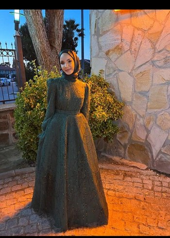 Parlak Bohem Uzun Abiye Elbise - Görsel 5