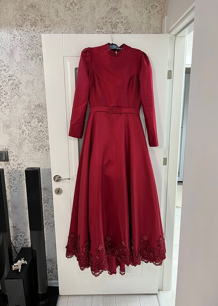 Çitlembik Bordo Abiye - Görsel 5