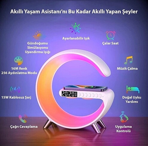 TECHMASTER AKILLI MASA LAMBASI - Görsel 4