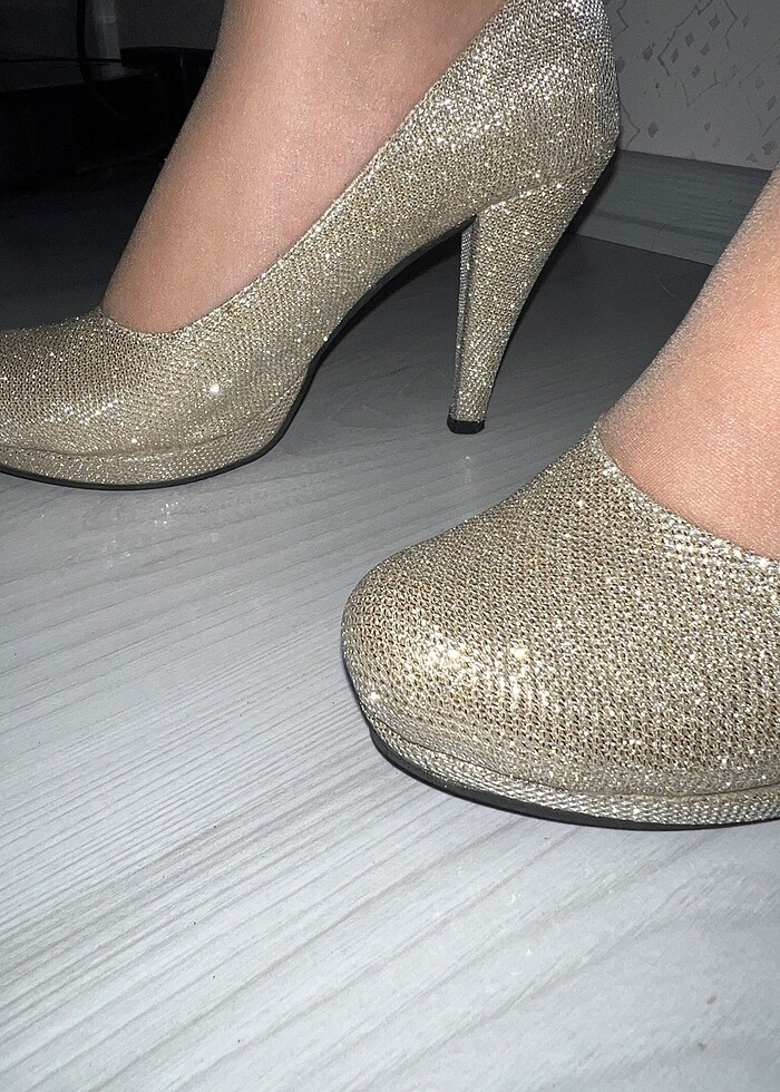 Simli GOLD ayakkabı - Görsel 3