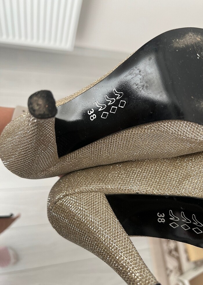 Simli GOLD ayakkabı - Görsel 5