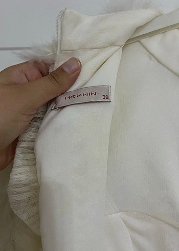 Vintage Beyaz Uzun A-Line Gelinlik - Görsel 5