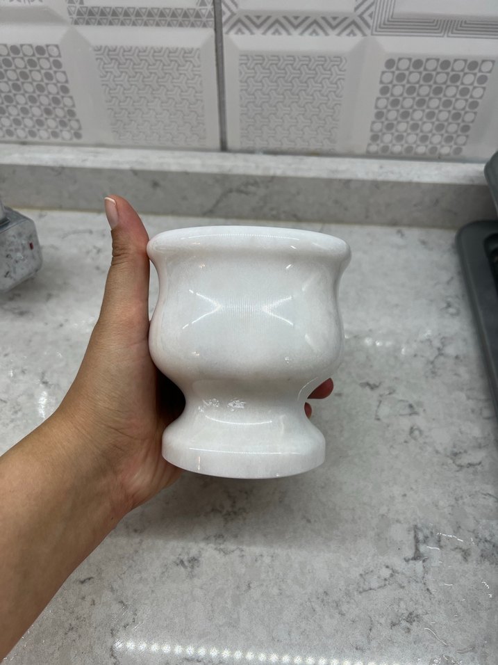 12 cm Mermer Havan ve Tokmak - Görsel 4